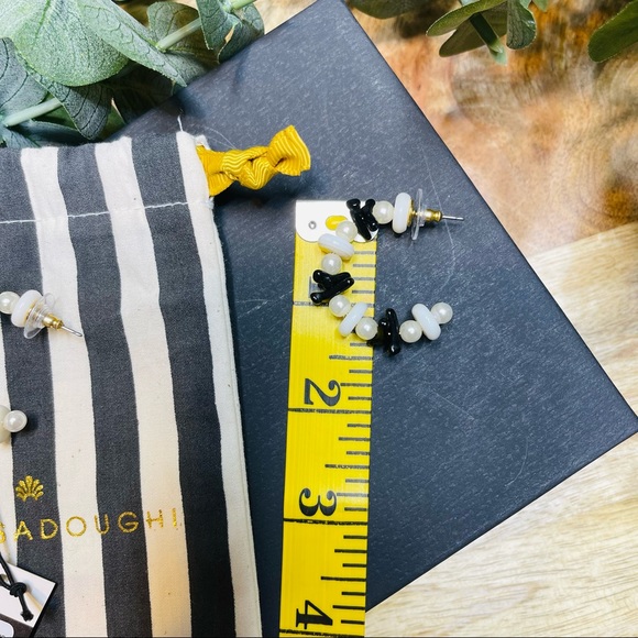 NWT Lele Sadoughi - Riviera Hoop Earrings - Picture 7 of 9